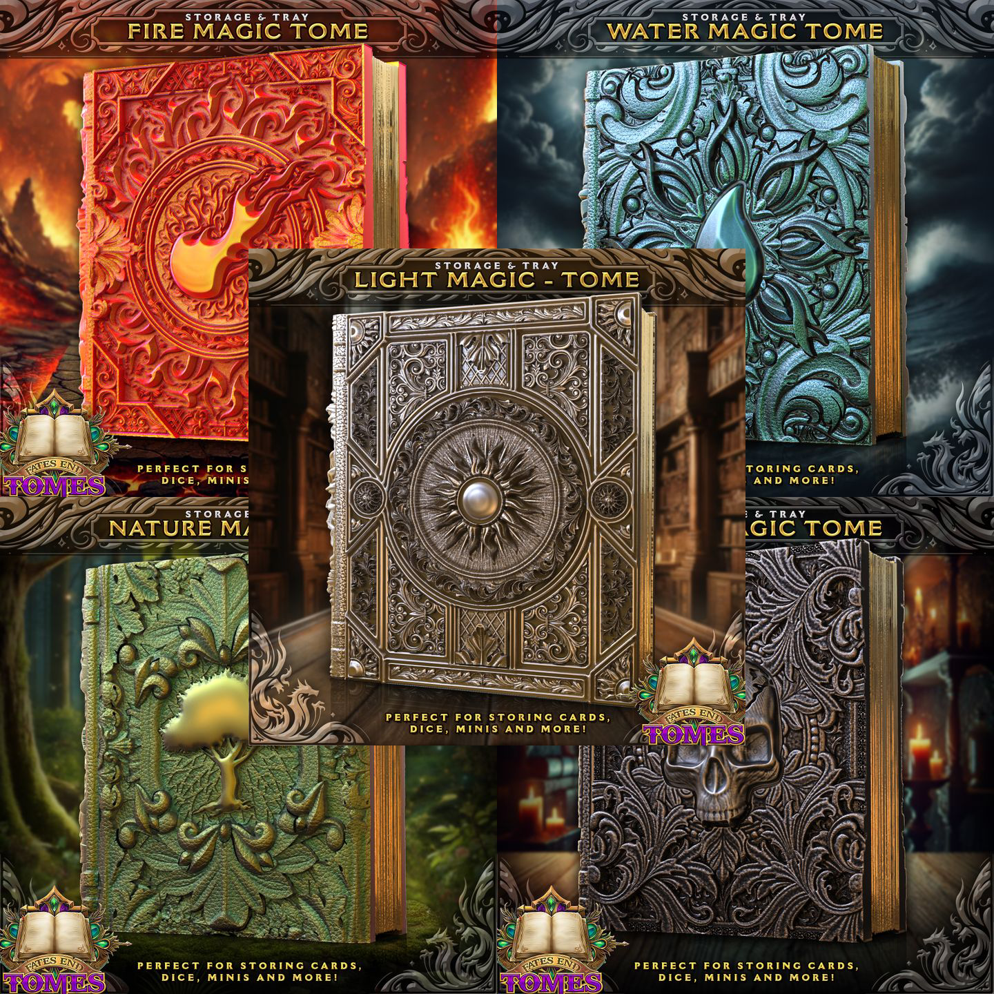 Dice Storage Tome: Magic