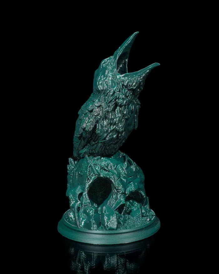 Raven on Skull Dice Tower