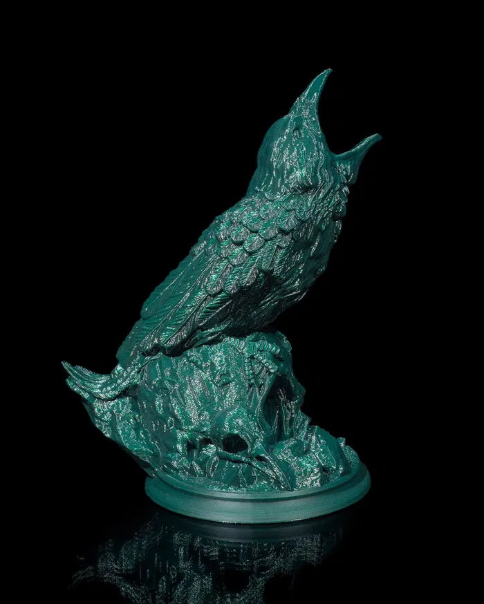 Raven on Skull Dice Tower