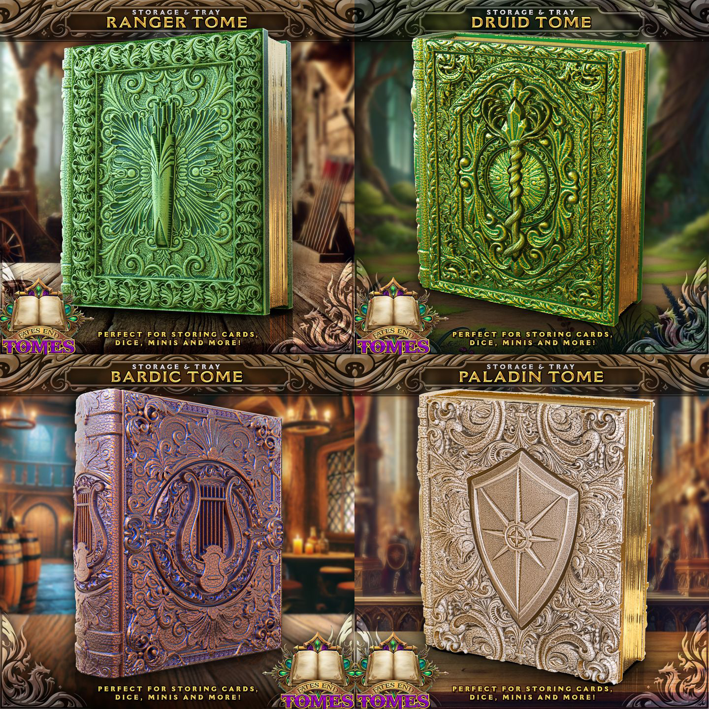 Dice Storage Tome: Support Classes