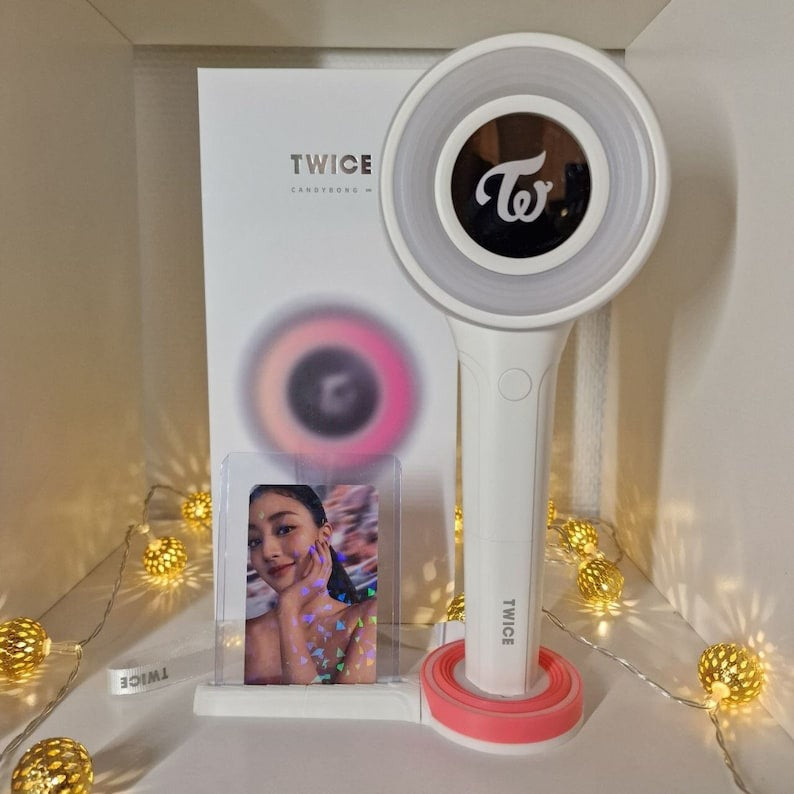 Twice lightstick and photocard display stand