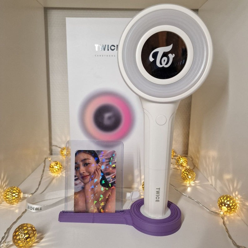 Twice lightstick and photocard display stand